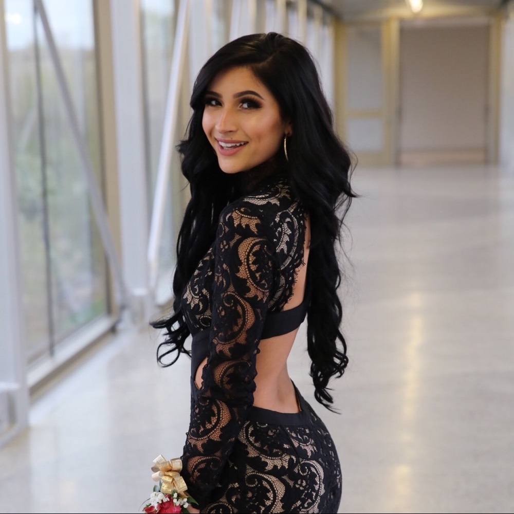 Laced open back gown by abyssbyabby